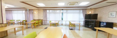 介護施設内のレクリエーションエリア