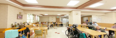 介護施設の居住者用共用エリア