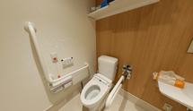 安全対策されたトイレ環境