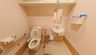 ケアホームのトイレ兼休憩スペース
