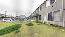 ゆとりのある施設外観