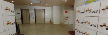 居心地の良い施設の入口