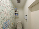 明るいトイレ空間