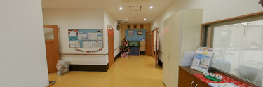 居心地の良い施設の受付