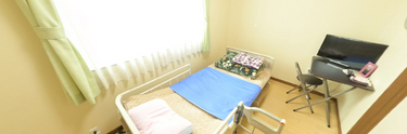 介護施設の個室の全景です