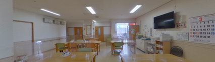 介護施設内の共用スペース