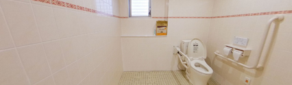介護施設内のトイレ設備