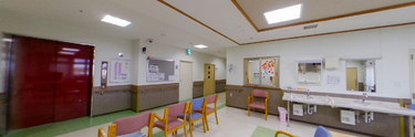 施設内の休憩・共用エリア