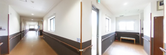 介護施設の職員通路の光景