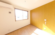 ケア施設の居室の室内風景