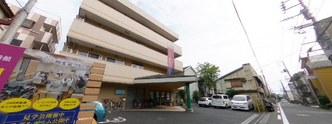 介護施設外観、周囲