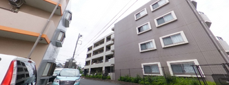 介護施設の外観と周辺環境