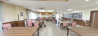 共用ラウンジの日常風景