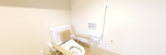 バリアフリーの介護トイレの内装
