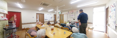 介護施設での日常の風景