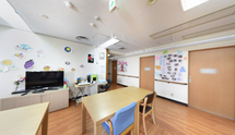 介護施設内の快適な共有エリア
