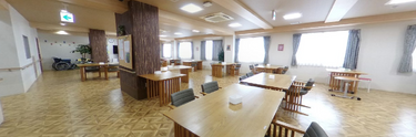 介護施設の居心地の良い共有スペース