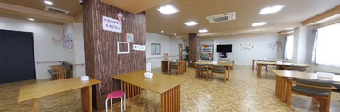 介護施設の職員が使用するダイニングエリア