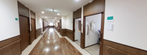 ケアホームの広い廊下