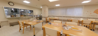 広々とした食堂