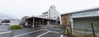 介護施設の外観と配置