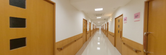 介護施設の職員用廊下