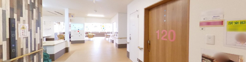 介護施設内部の廊下