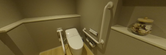 機能的な介護施設のトイレ空間