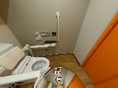 設備充実したトイレ