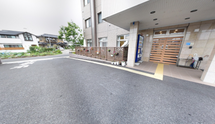 入口付近の介護施設景観