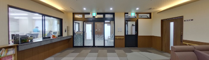 介護施設内部の共有スペース