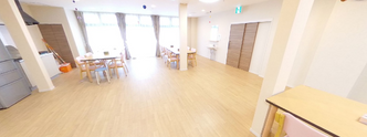 清潔で開放的な居住スペース