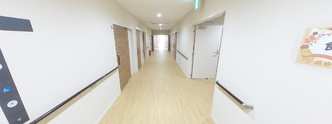 ケアホームの内部通路