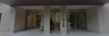 介護施設の外観と周辺