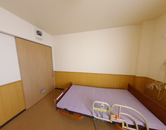 快適な介護施設の居室の内観