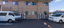 介護施設と駐車スペース
