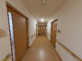 ゆったりとした廊下の仕事場