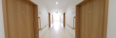通路と部屋入口