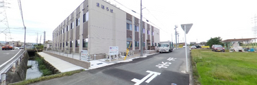 新しい職場の外観と地域