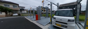 介護施設の車椅子対応駐車エリア