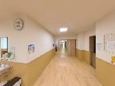 広々した明るい部屋