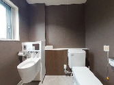 清潔感のあるトイレ空間