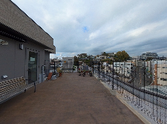広い屋上テラス