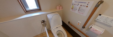 清潔でアクセスしやすいトイレ施設