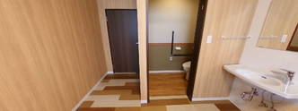 介護施設の居室の内部