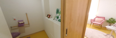 ケアホームの温かみのある内装