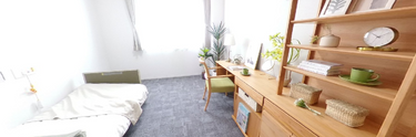 老人ホームの居心地の良い部屋