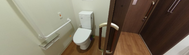 施設内洗面所とトイレの設備