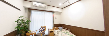 キレイで温かみのある部屋