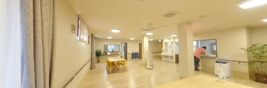 介護施設の室内、共有エリア